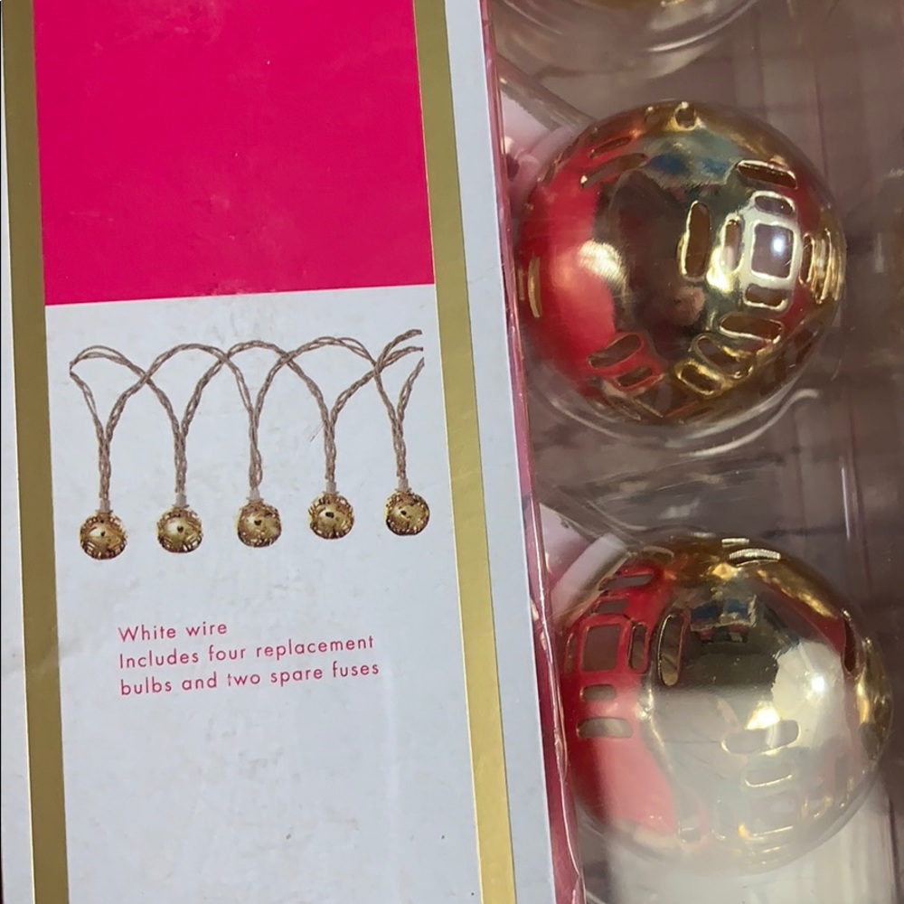 Lilly Pulitzer Gold String Lights - Picture 2 of 3